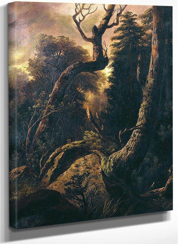 Forest Landscape By Asher B Durand Fine Art Print