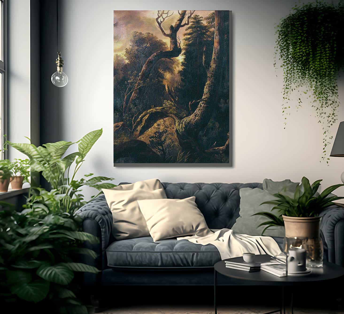 Forest Landscape By Asher B Durand Fine Art Print