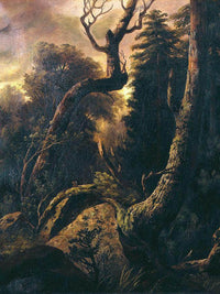 Forest Landscape By Asher B Durand Fine Art Print