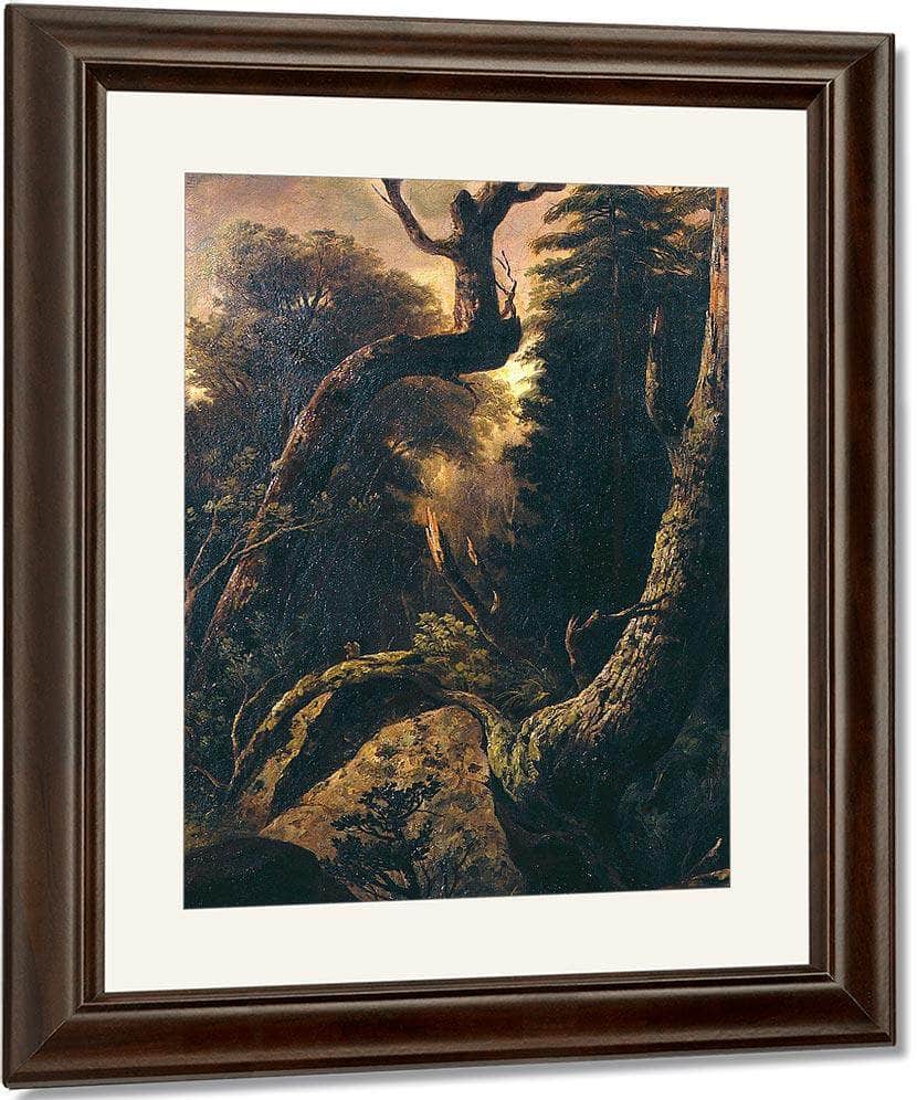 Forest Landscape By Asher B Durand Fine Art Print