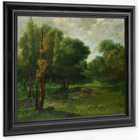 Forest Landscape By Jean Desire Gustave Courbet Fine Art Print