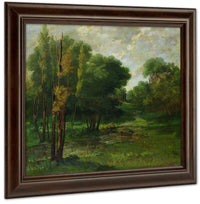 Forest Landscape By Jean Desire Gustave Courbet Fine Art Print