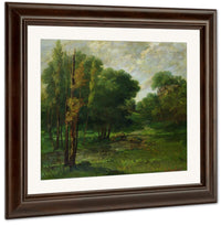 Forest Landscape By Jean Desire Gustave Courbet Fine Art Print