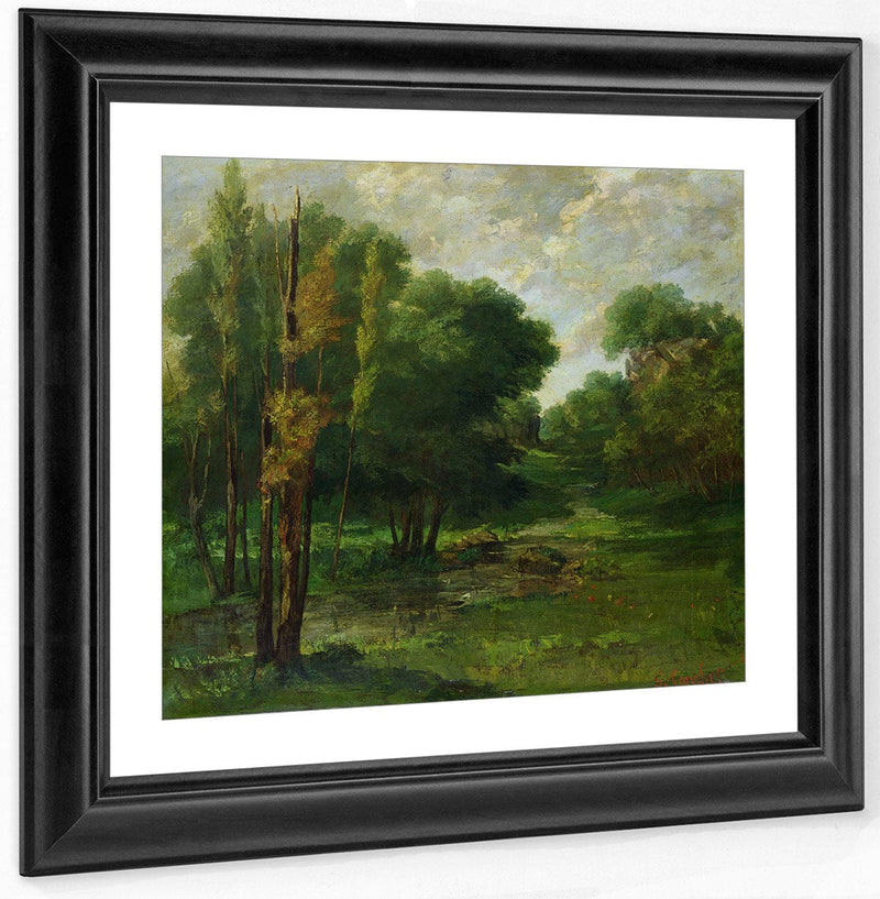Forest Landscape By Jean Desire Gustave Courbet Fine Art Print