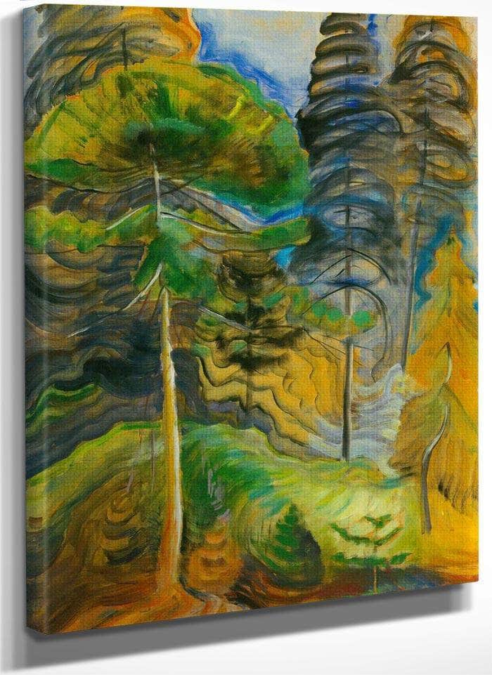 Forest Landscape No 2 By Emily Carr Fine Art Print