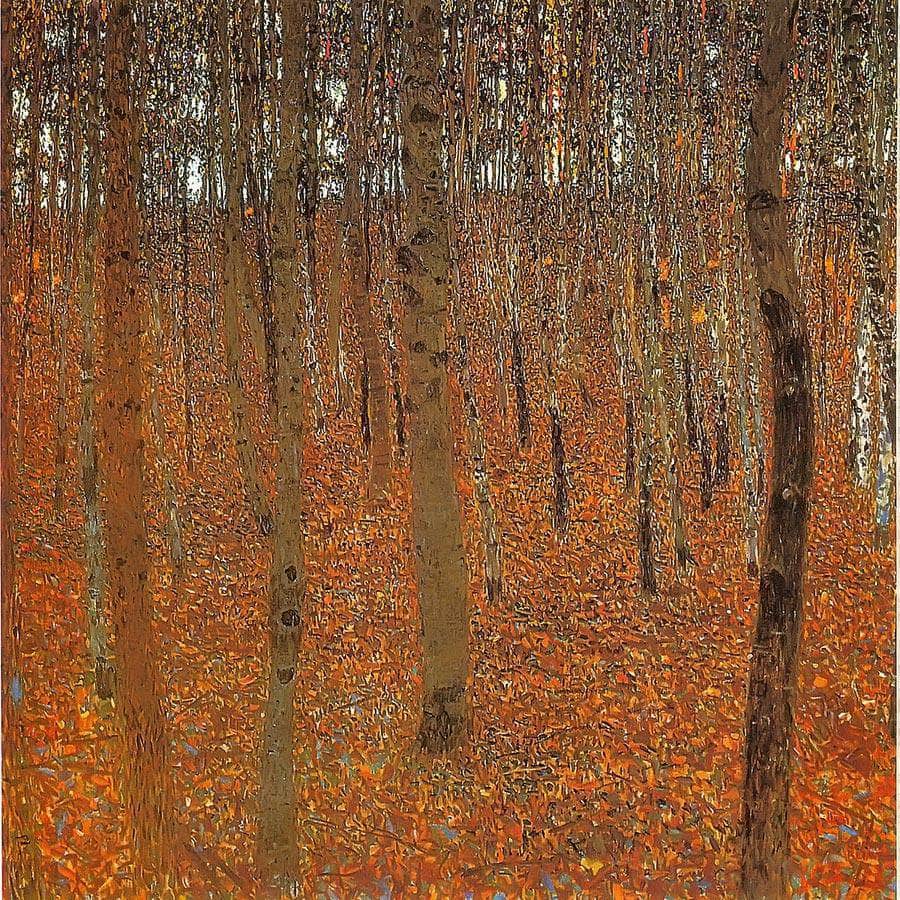 Forest Of Beech Trees I By Gustav Klimt Fine Art Print