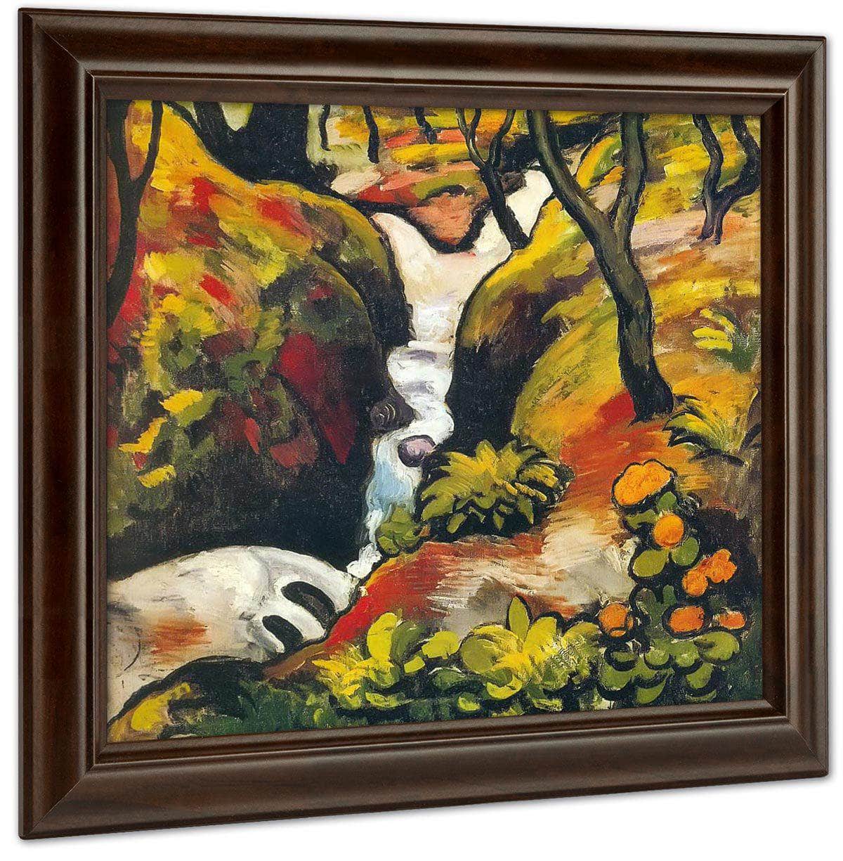 Forest Stream By August Macke Fine Art Print