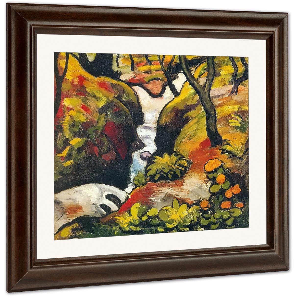 Forest Stream By August Macke Fine Art Print