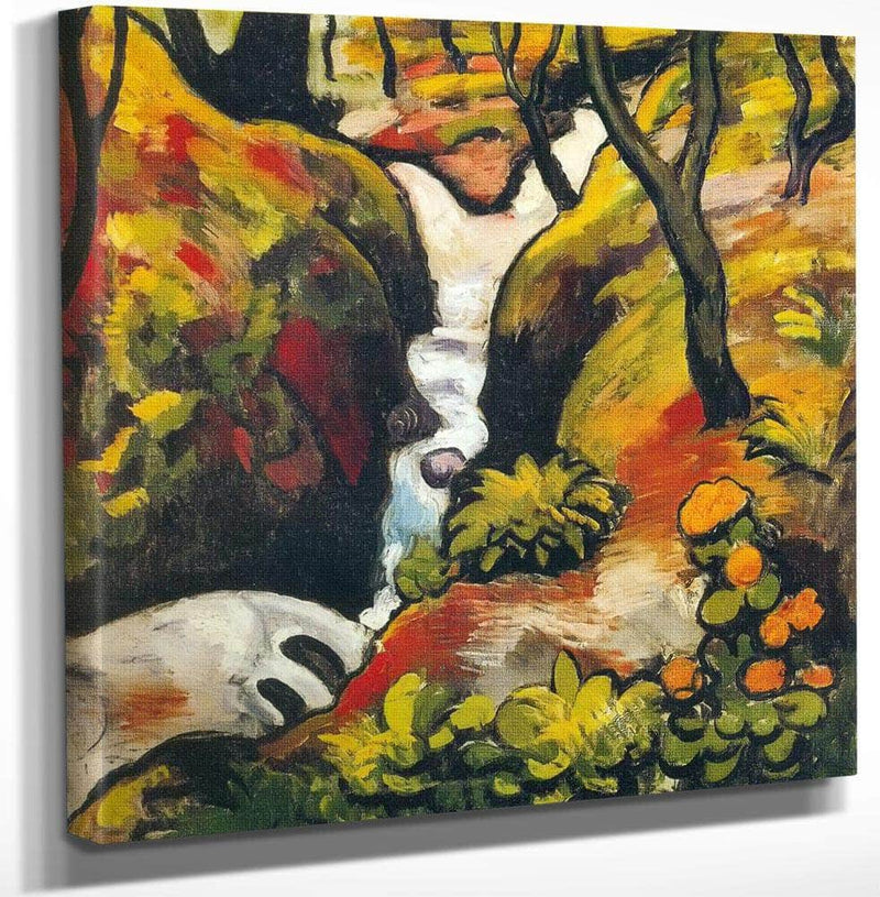 Forest Stream By August Macke Fine Art Print