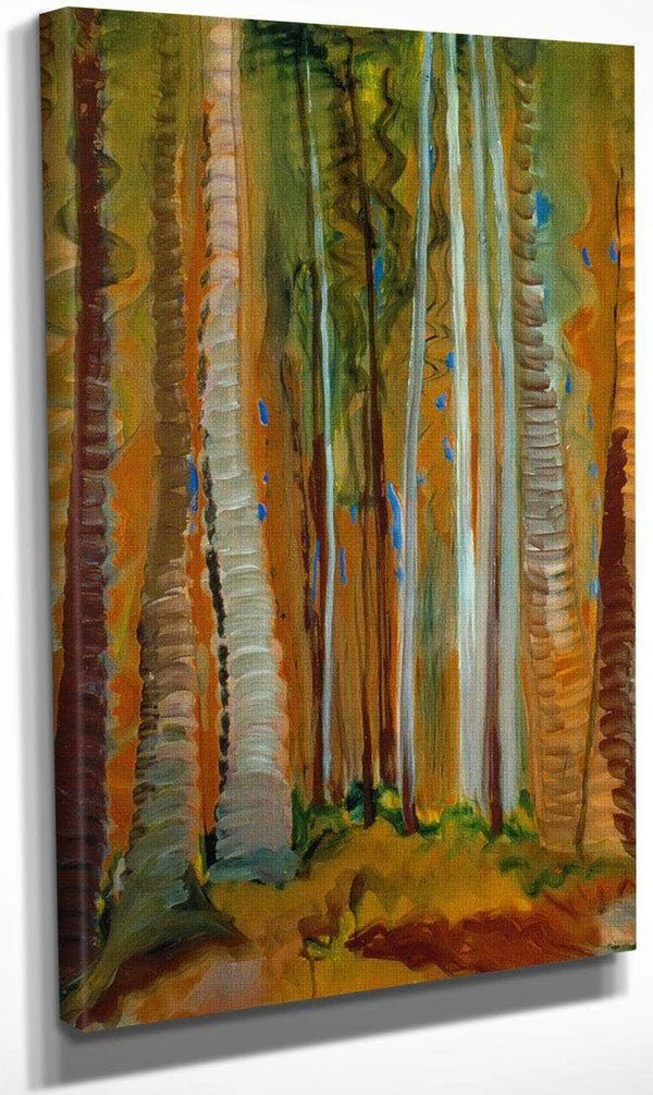 Forest Tree Trunks By Emily Carr Fine Art Print