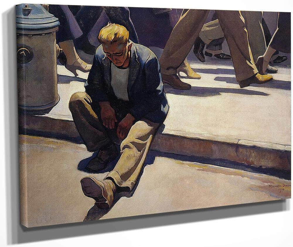 Forgotten Man By Maynard Dixon Fine Art Print
