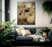 Fork Tailed Woodnymph By Martin Johnson Heade Fine Art Print