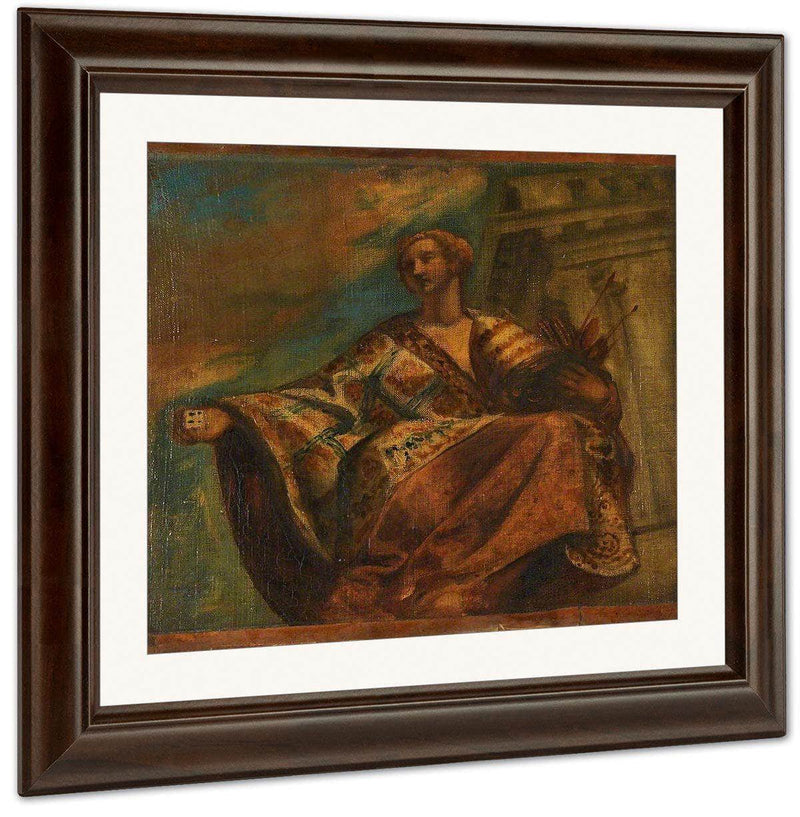 Fortune; An Allegorical Figure By William Etty Fine Art Print