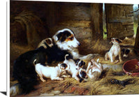 Foster Mother Painting Walter Hunt Canvas Art Fine Art Print