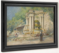 Fountain At Digne, Bas Alpes, 1914 By Colin Campbell Cooper Fine Art Print