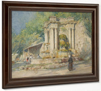 Fountain At Digne, Bas Alpes, 1914 By Colin Campbell Cooper Fine Art Print