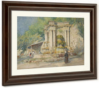 Fountain At Digne, Bas Alpes, 1914 By Colin Campbell Cooper Fine Art Print