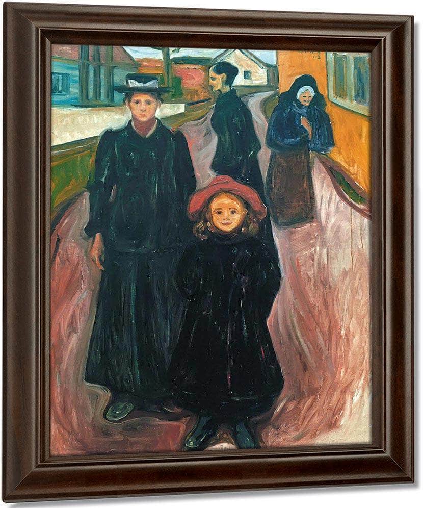 Four Ages In Life 1902 By Edvard Munch Fine Art Print