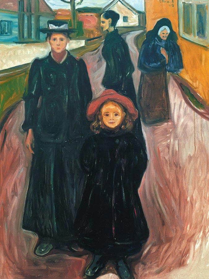 Four Ages In Life 1902 By Edvard Munch Fine Art Print