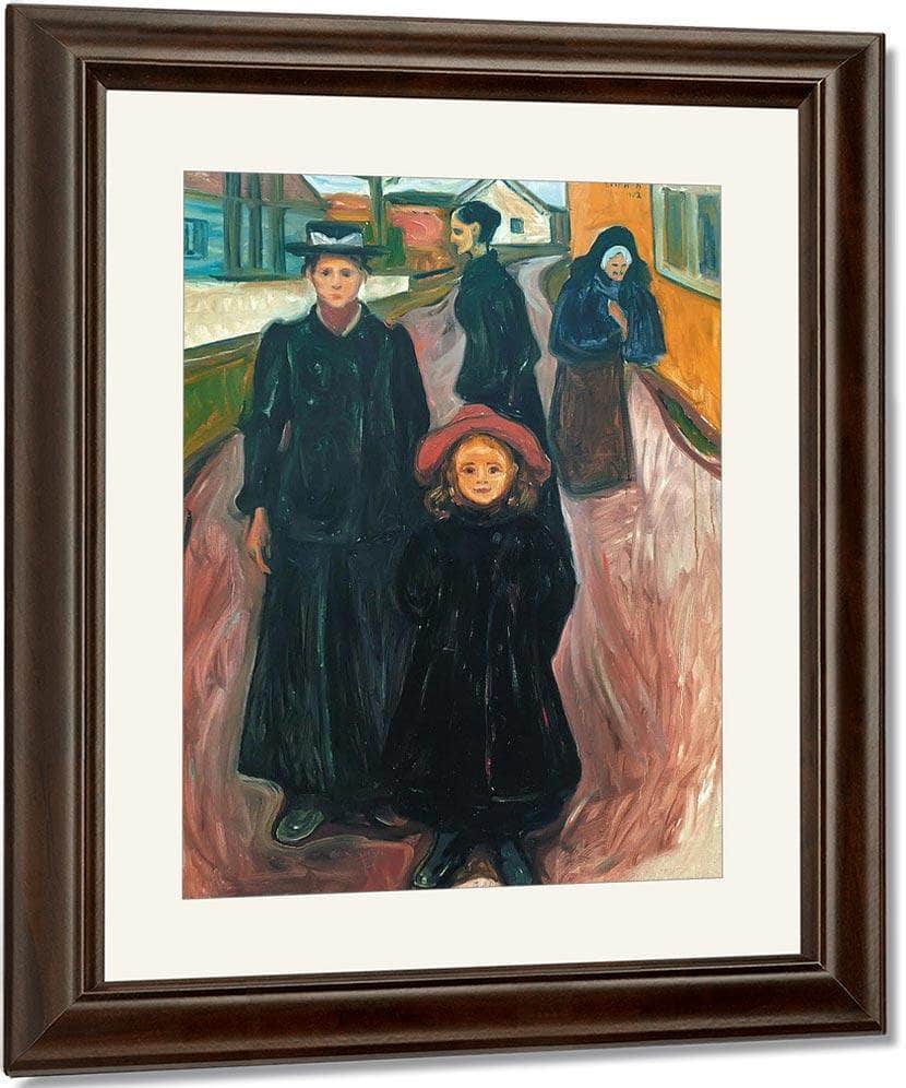 Four Ages In Life 1902 By Edvard Munch Fine Art Print