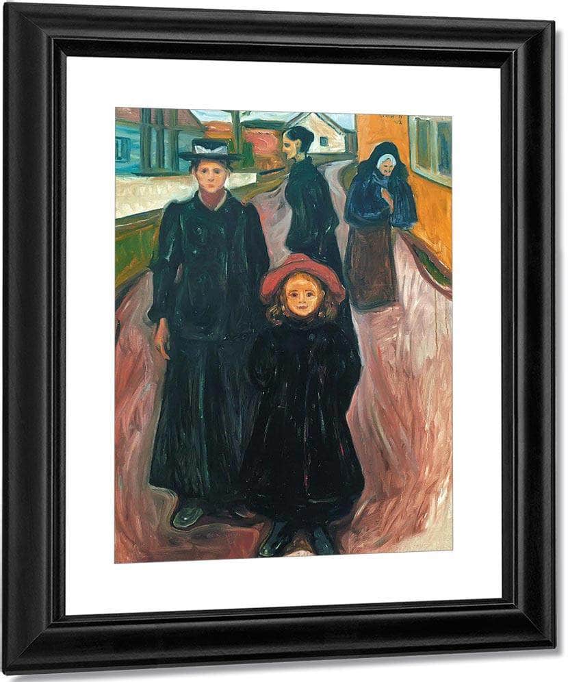 Four Ages In Life 1902 By Edvard Munch Fine Art Print