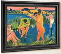 Four Bathers By Ernst Ludwig Kirchner Fine Art Print