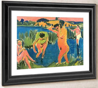 Four Bathers By Ernst Ludwig Kirchner Fine Art Print