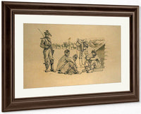 Four Bullets Or Off Duty By Winslow Homer Fine Art Print