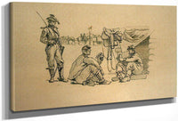 Four Bullets Or Off Duty By Winslow Homer Fine Art Print