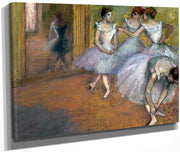 Four Dancers In The Foyer By Edgar Degas Fine Art Print