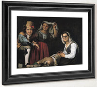 Four Figures On A Step By Bartolome Esteban Murillo Fine Art Print