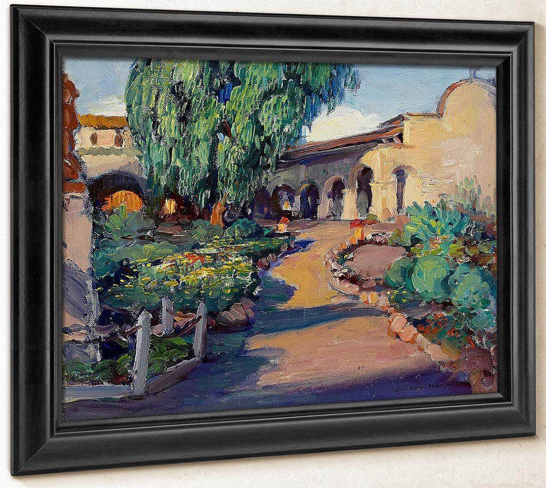 Four O'clock (San Juan Capistrano Courtyard) By Joseph Kleitsch Fine Art Print
