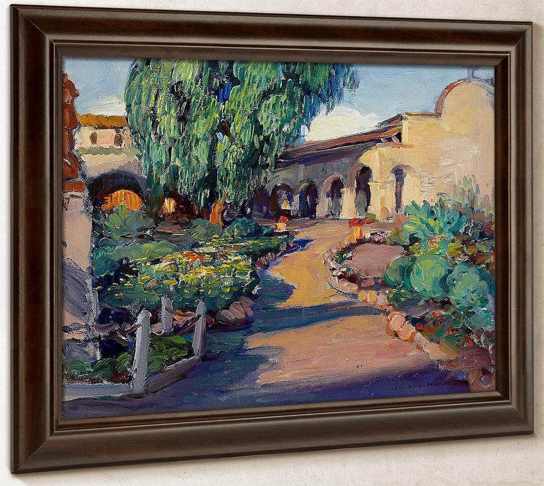 Four O'clock (San Juan Capistrano Courtyard) By Joseph Kleitsch Fine Art Print
