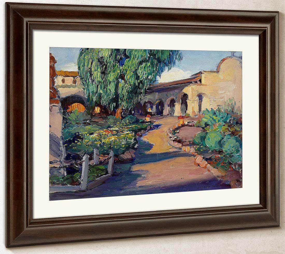 Four O'clock (San Juan Capistrano Courtyard) By Joseph Kleitsch Fine Art Print