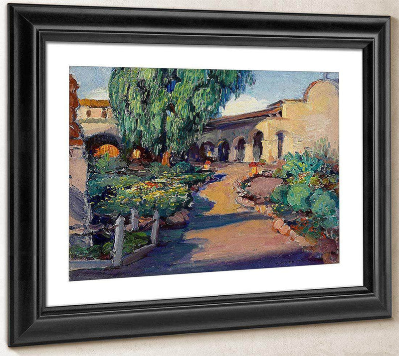 Four O'clock (San Juan Capistrano Courtyard) By Joseph Kleitsch Fine Art Print