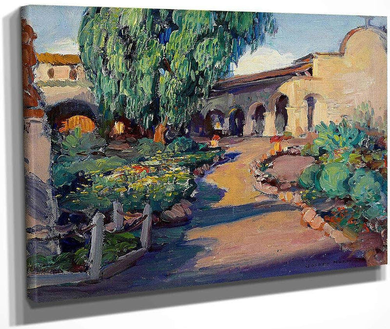 Four O'clock (San Juan Capistrano Courtyard) By Joseph Kleitsch Fine Art Print