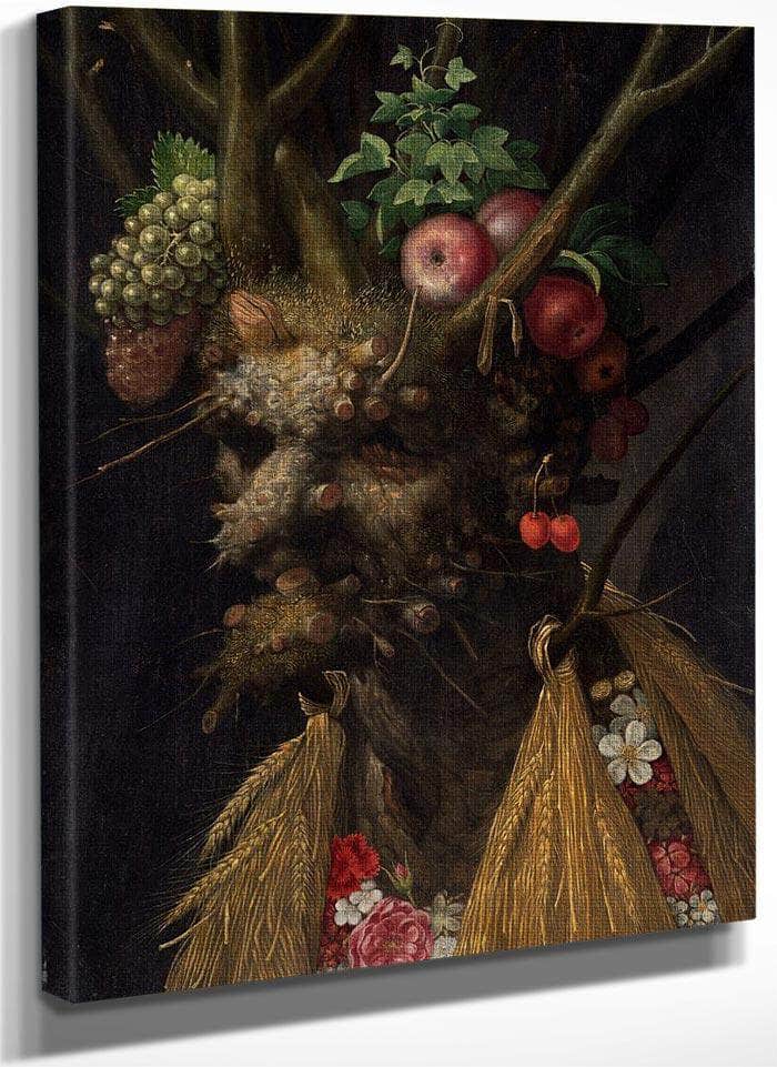 Four Seasons In One Head 1590 By Giuseppe Arcimboldo Fine Art Print