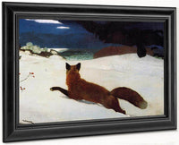 Fox By Hunt By Winslow Homer Fine Art Print