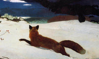 Fox By Hunt By Winslow Homer Fine Art Print