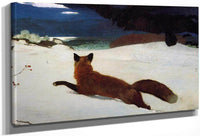 Fox By Hunt By Winslow Homer Fine Art Print