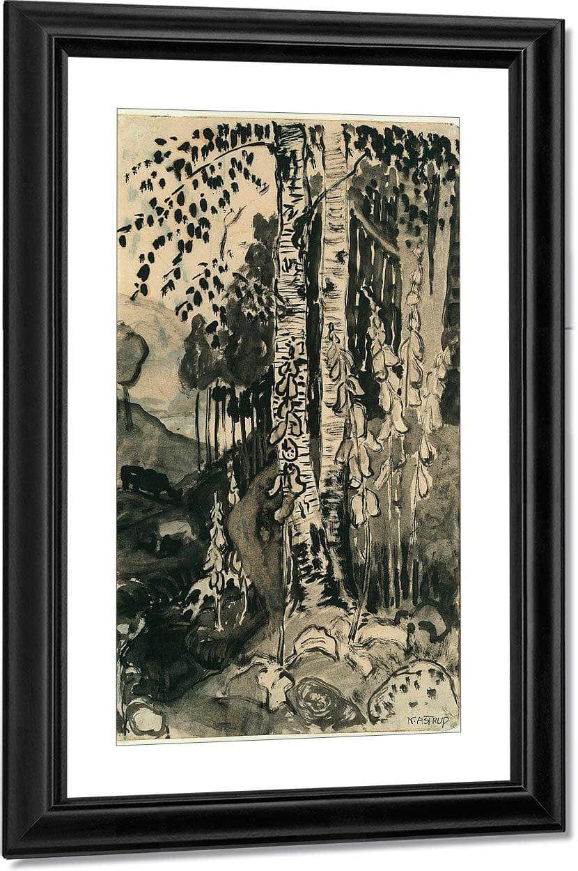 Foxgloves 4 By Nicolai Astrup Fine Art Print