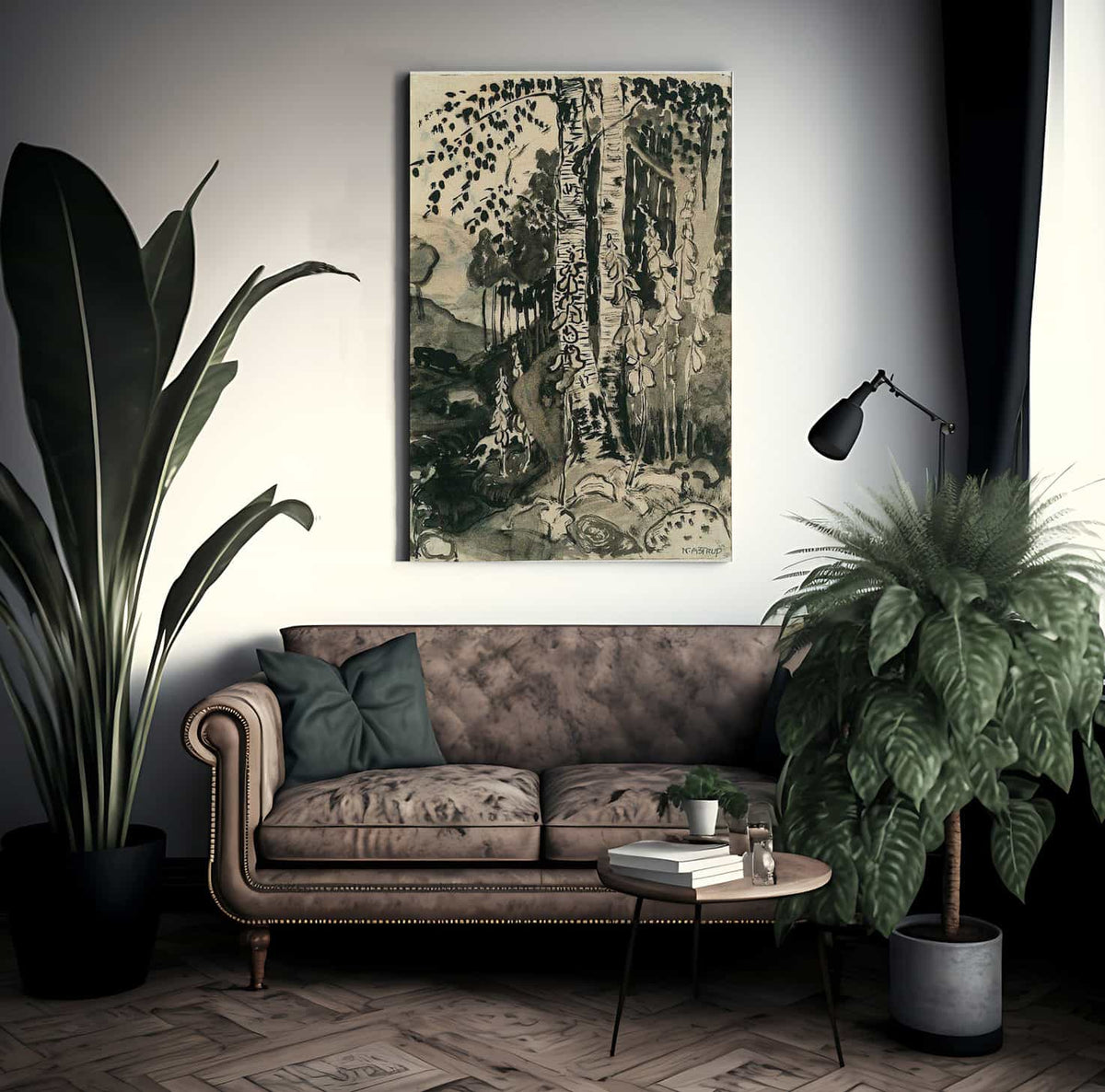 Foxgloves 4 By Nicolai Astrup Fine Art Print