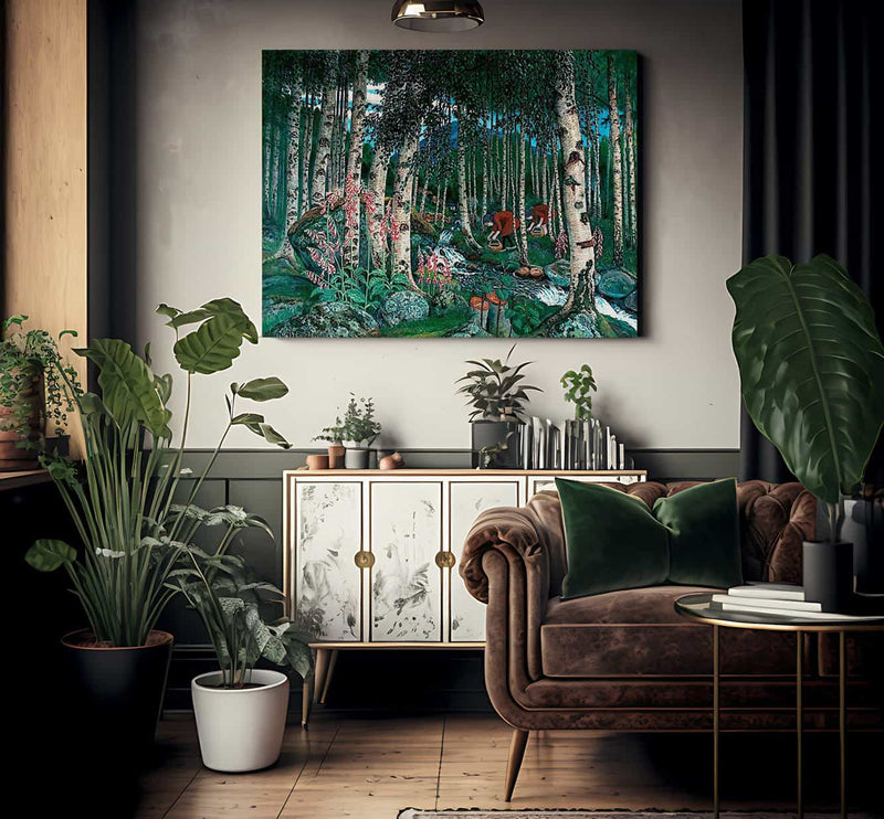 Foxgloves 8 By Nicolai Astrup Fine Art Print