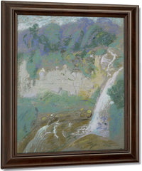 Fragment Of Chittenga Falls By Dwight William Fine Art Print