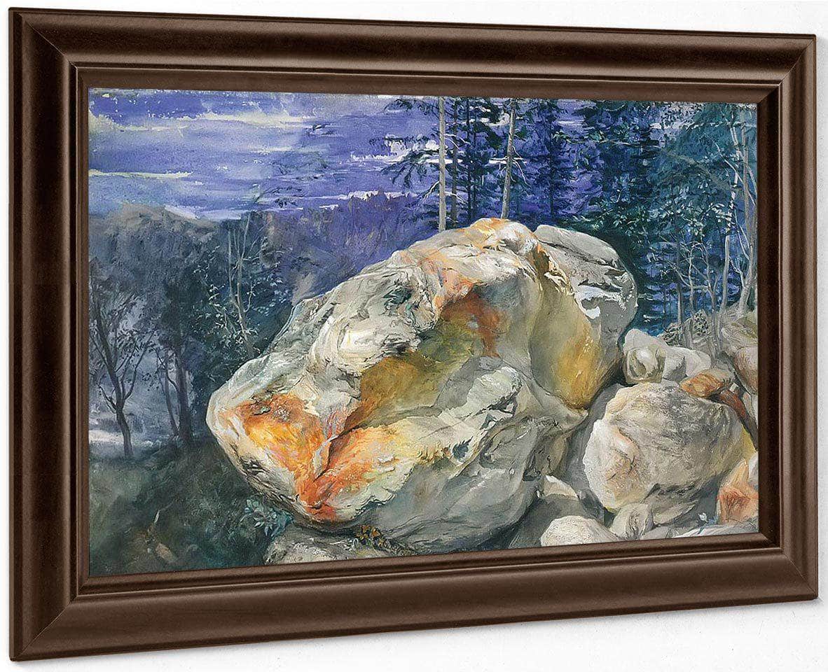 Fragment Of The Alps By John Ruskin Fine Art Print