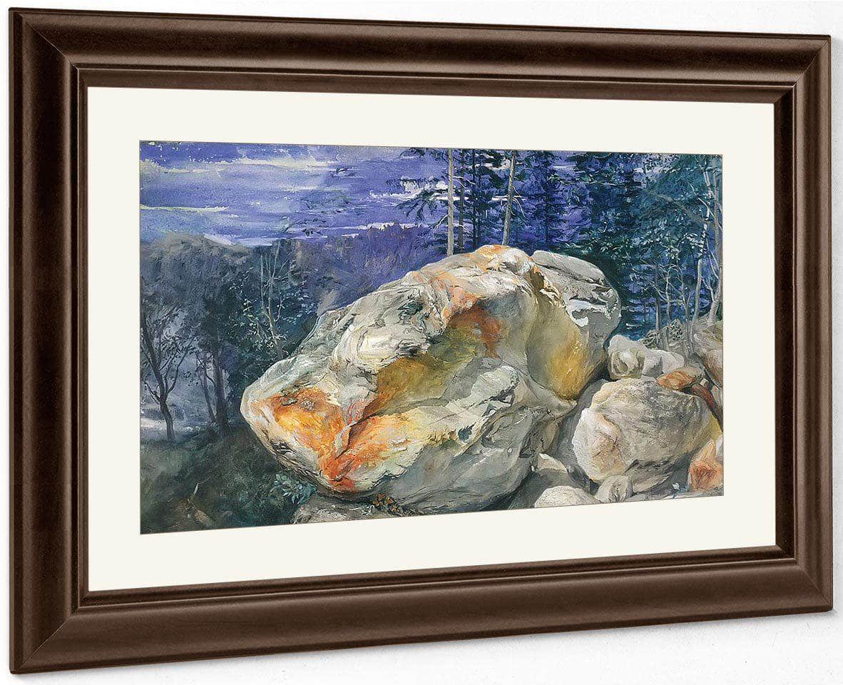 Fragment Of The Alps By John Ruskin Fine Art Print