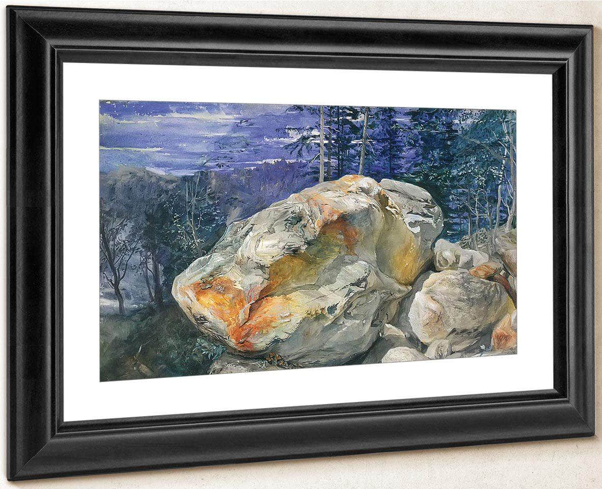 Fragment Of The Alps By John Ruskin Fine Art Print
