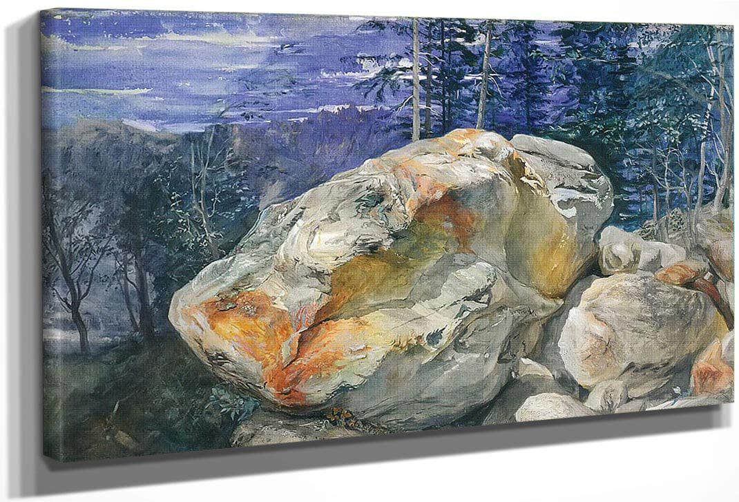 Fragment Of The Alps By John Ruskin Fine Art Print