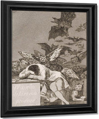 Francisco De Goya The Sleep Of Reason Produces Monsters 1799 By Francisco De Goya Fine Art Print