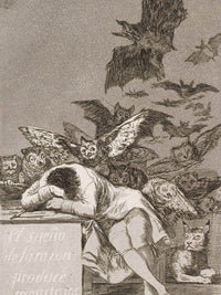 Francisco De Goya The Sleep Of Reason Produces Monsters 1799 By Francisco De Goya Fine Art Print